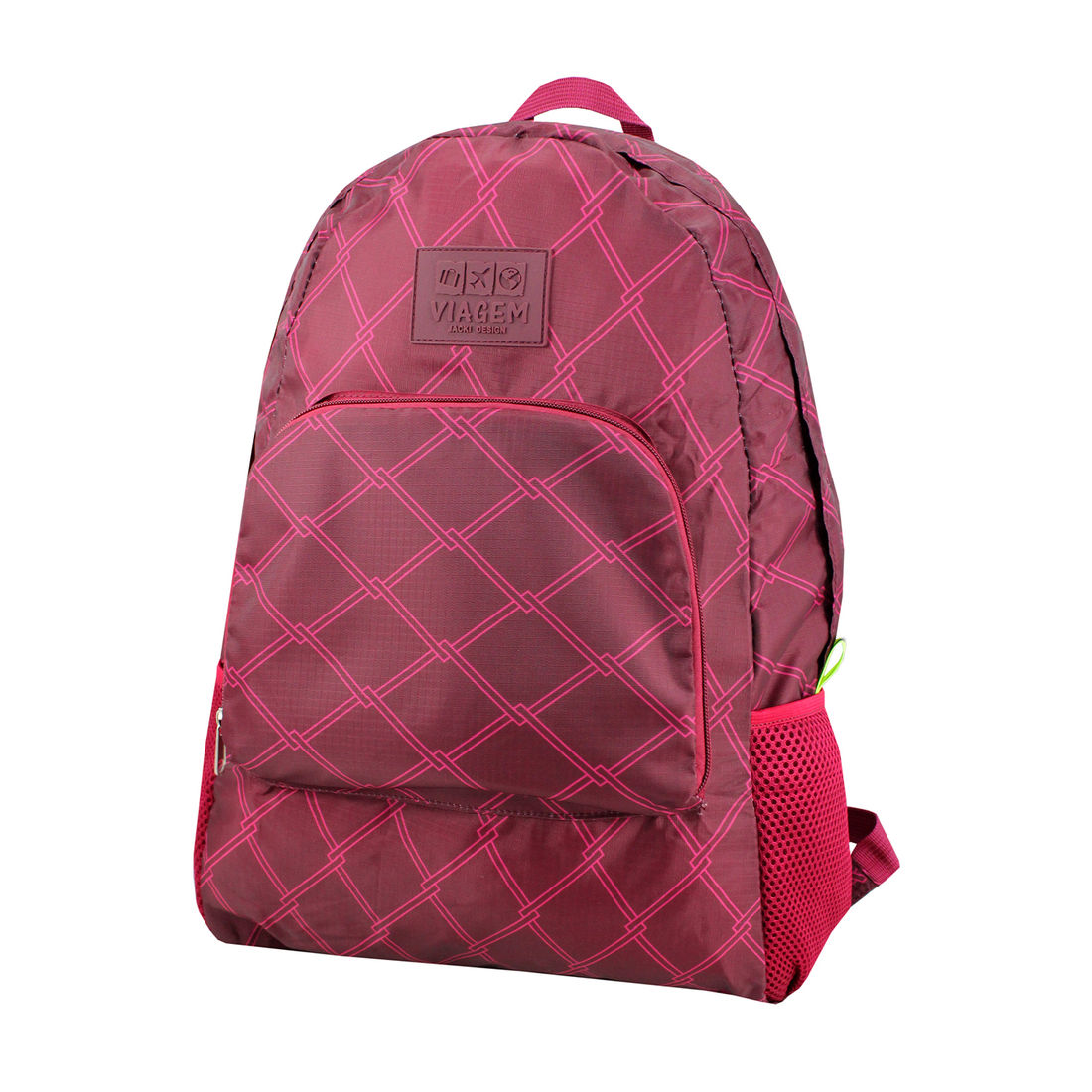 Mochila Dobrável Vinho Listras