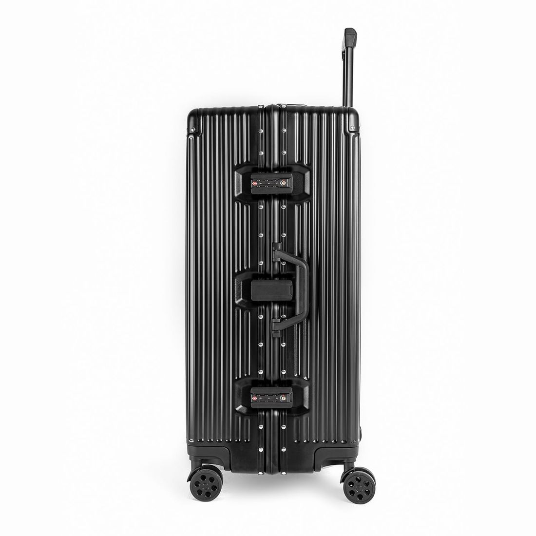 Mala de Viagem Grande 32kg Policarbonato ABS Noruega Maloa Preto Mala de Viagem Grande 32kg Policarbonato ABS Noruega Maloa Preto