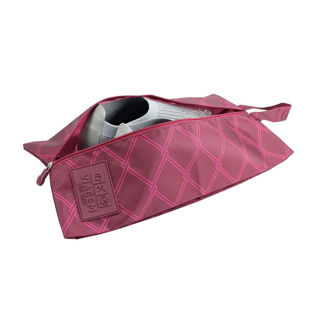 Kit de Mala Pequena de Bordo Islândia Preto e Branca, Kit Frasco 10 pcs Premium Preto e Vinho com Bolsa Porta Sapato Preto e Vinho