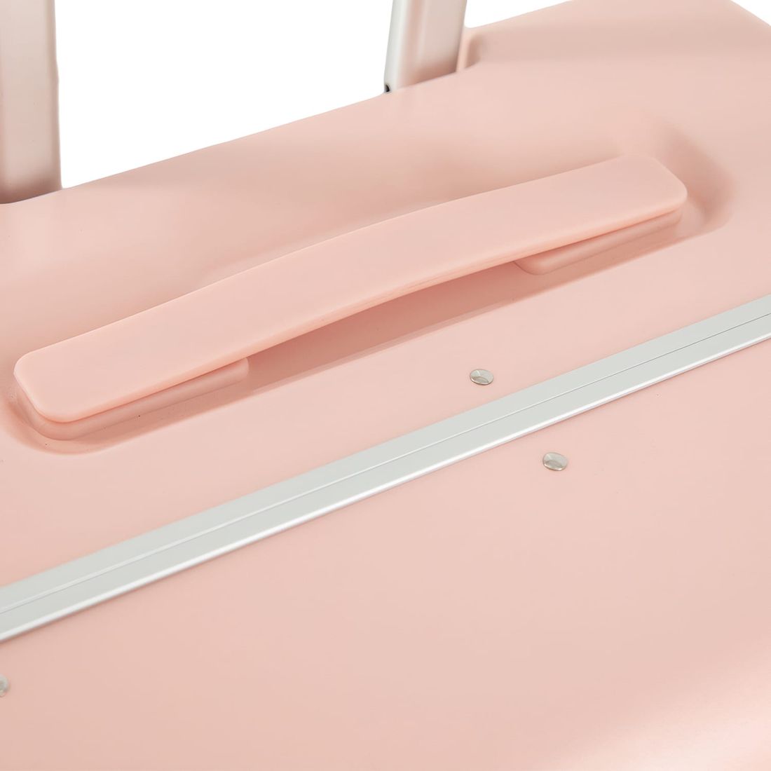 Mala de Viagem Pequena de Bordo 10 kg com Assento Infantil Policarbonato Grécia Maloa Rosa