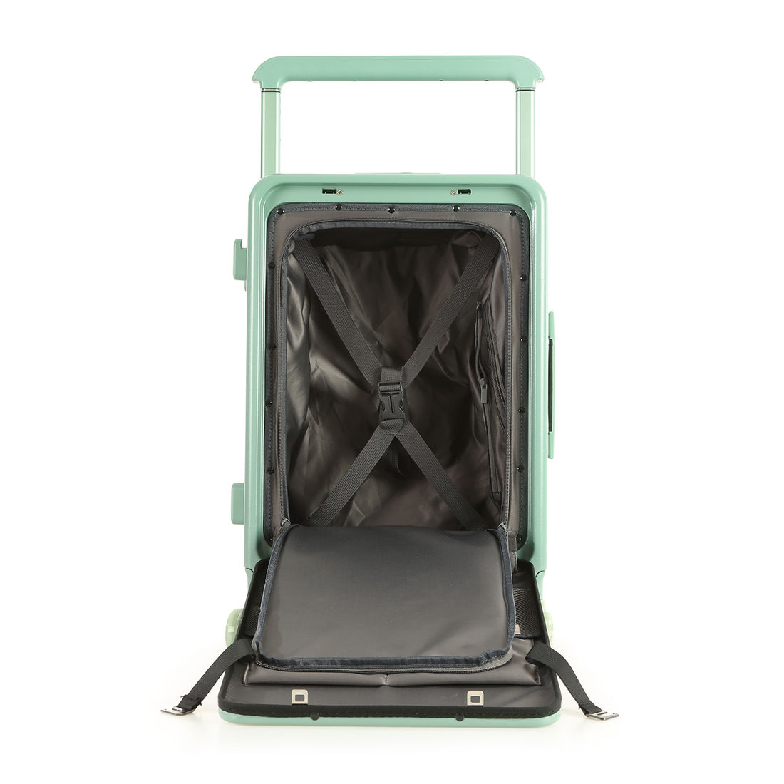 Mala de Viagem Pequena de Bordo 10 kg Policarbonato Chicago Maloa Verde Mala de Viagem Pequena de Bordo 10 kg Policarbonato Chicago Maloa Verde