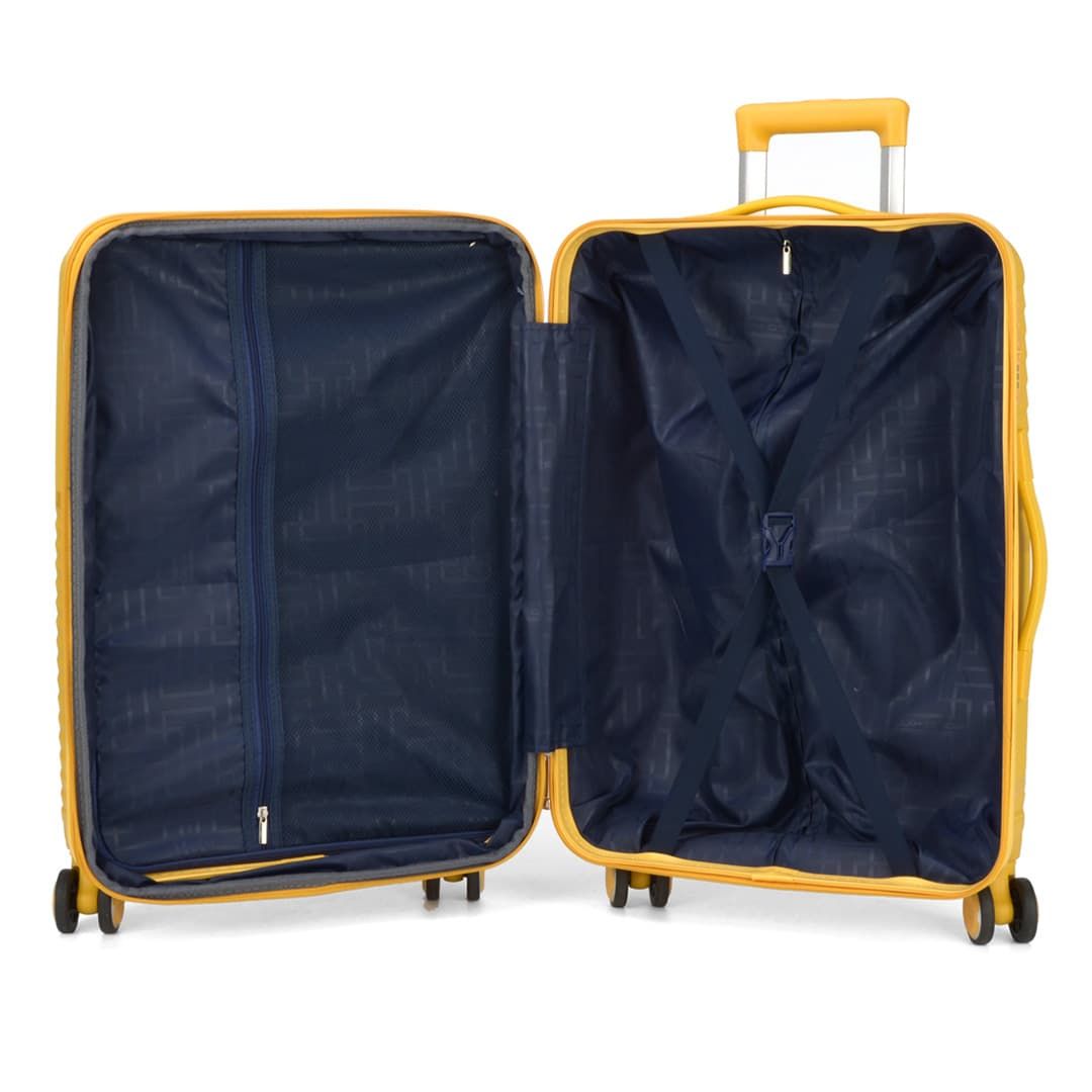 Mala de Viagem Pequena de Bordo 10kg Chamonix Amarelo em polipropileno