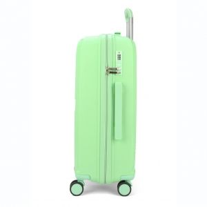 Mala De Viagem Media 23kg em Polipropeleno Granada verde com Expansor