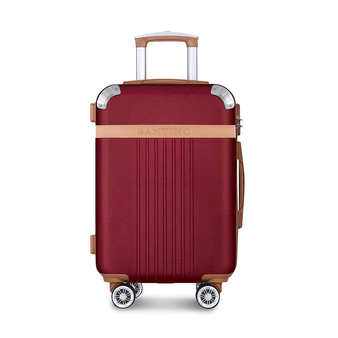 Mala De Viagem Grande 32kg com expansor Athena Bordô Mala De Viagem Grande 32kg com expansor Athena Bordô