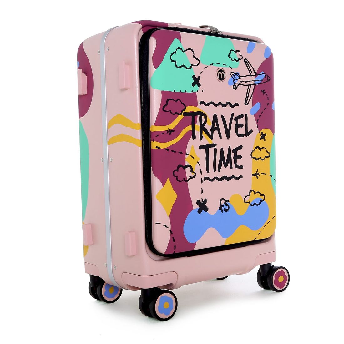 Mala de Viagem Pequena de Bordo 10 kg em Policarbonato Bélgica Travel Time Maloa Mala de Viagem Pequena de Bordo 10 kg em Policarbonato Bélgica Travel Time Maloa