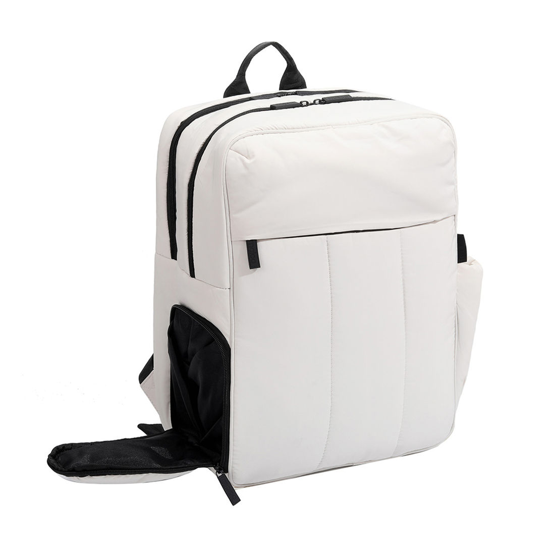 Kit Mochila e Pochete Confort Bag Multifuncional Maloa Branco