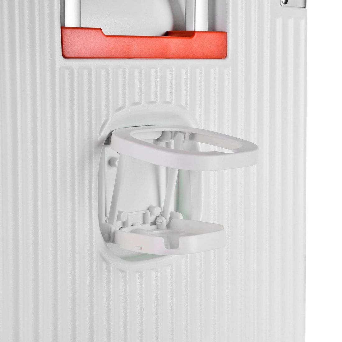 Kit Mala de Viagem Pequena 10 kg e Média 23 kg Policarbonato Capri Maloa Branco