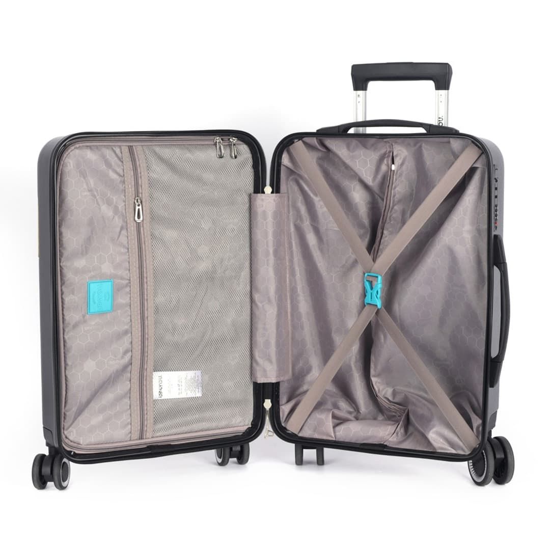 Mala de Viagem Pequena de Bordo 10kg Rolling Preto