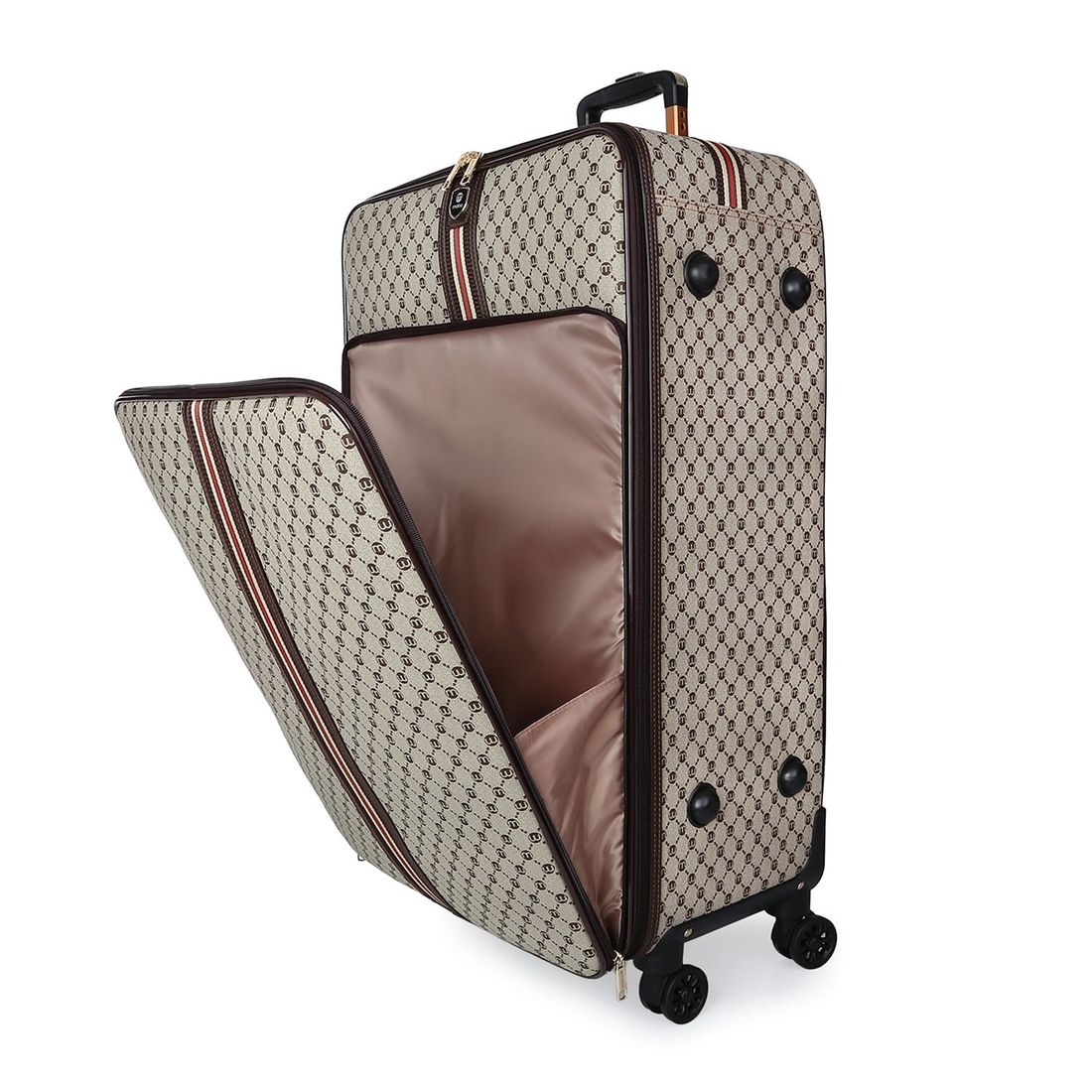 Kit de Malas de Viagem 10kg e 32 kg Amsterdam, Porta Sapato e Kit Organizador Bege