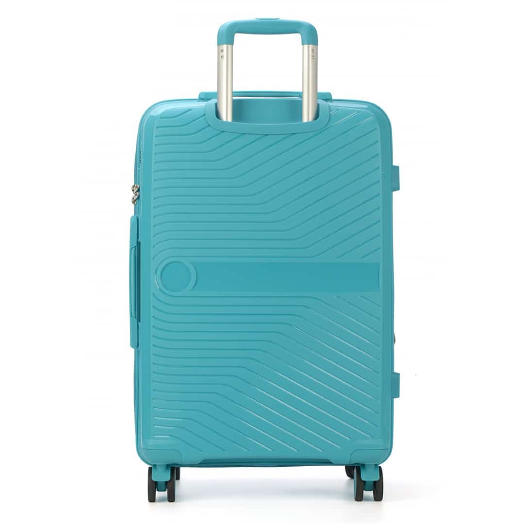 Mala De Viagem Grande 32kg em Polipropeleno Granada Verde Acqua com Expansor Mala De Viagem Grande 32kg em Polipropeleno Granada Verde Acqua com Expansor