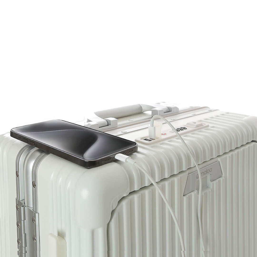 Conjunto de Mala de Bordo 10 kg e Frasqueira Suecia Maloa Branco