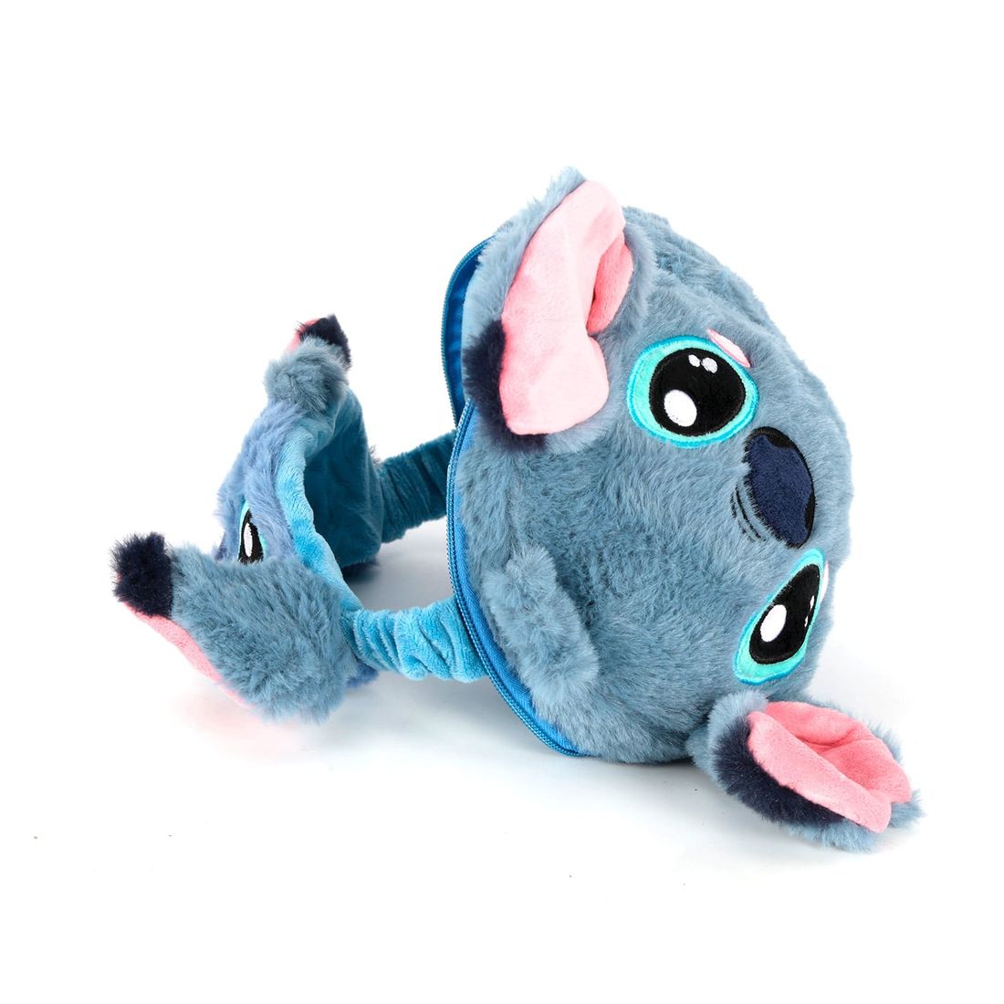 Almofada de Pescoço com Mascara de Dormir em Pelúcia Stitch Azul Almofada de Pescoço com Mascara de Dormir em Pelúcia Stitch Azul
