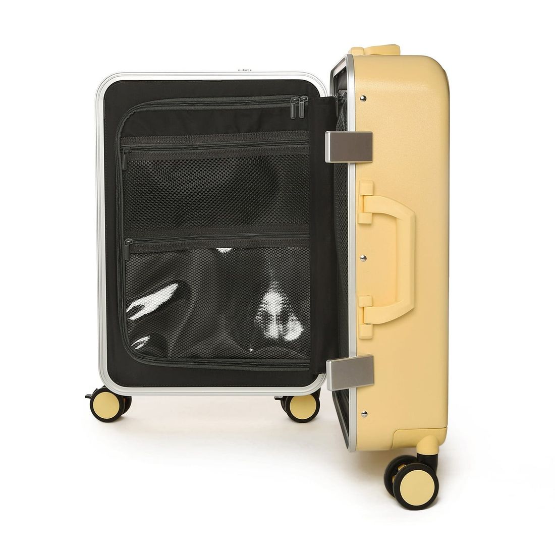 Mala de Viagem Pequena de Bordo 10 kg em Policarbonato Porto Maloa Amarelo Mala de Viagem Pequena de Bordo 10 kg em Policarbonato Porto Maloa Amarelo