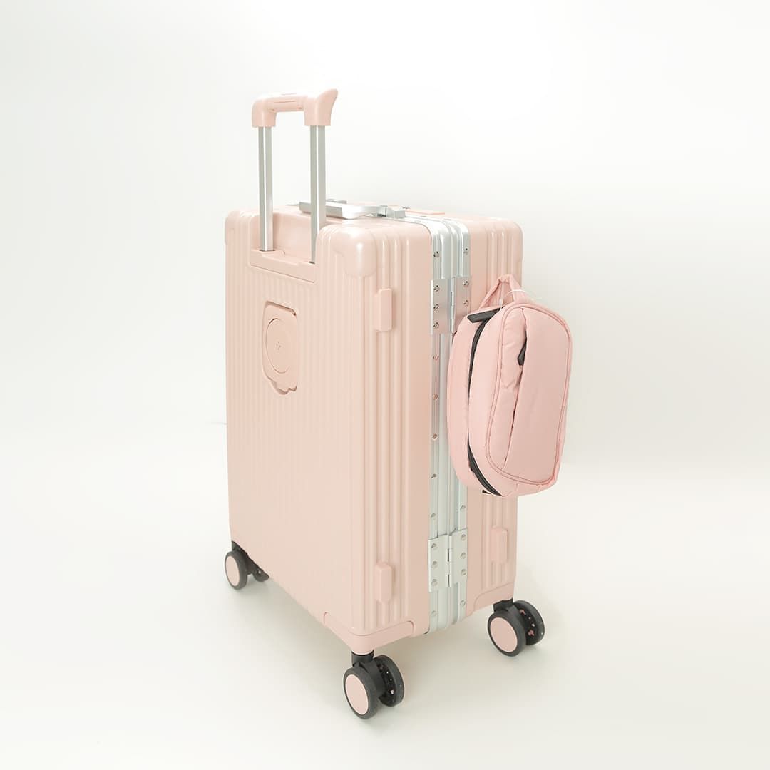 Mala de Viagem Pequena de Bordo 10 kg Policarbonato Suécia Rosa Mala de Viagem Pequena de Bordo 10 kg Policarbonato Suécia Rosa