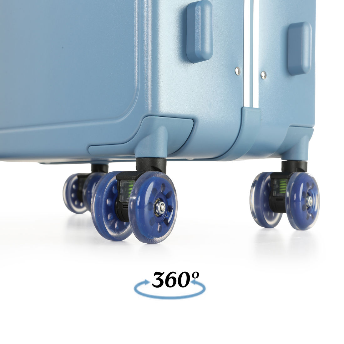 Mala de Viagem Pequena de Bordo 10 kg Policarbonato Chicago Maloa Azul