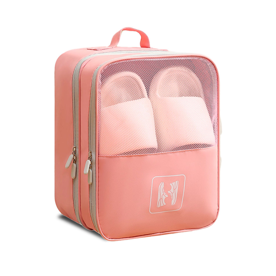 Organizador Porta Sapato Multifuncional em Poliéster Maloa Rosa