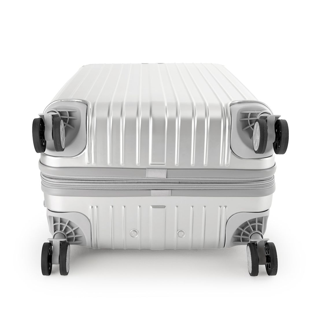 Mala de Viagem Grande 32kg ABS Policarbonato com Expasor Brasil Maloa Prata Mala de Viagem Grande 32kg ABS Policarbonato com Expasor Brasil Maloa Prata