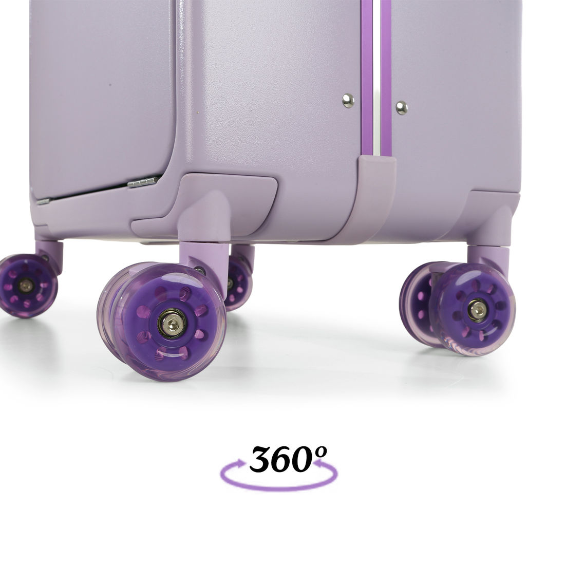 Mala de Viagem Pequena de Bordo 10 kg Policarbonato Chicago Maloa Lilás