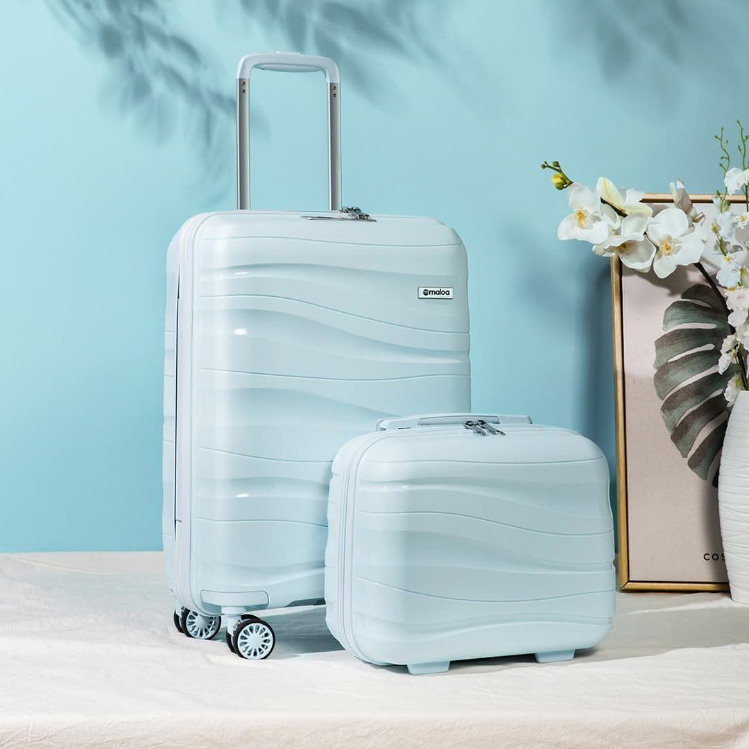 Kit Frasqueira Ibiza Azul, Kit Frasco 7 Peças e Organizador Porta Sapato Azul