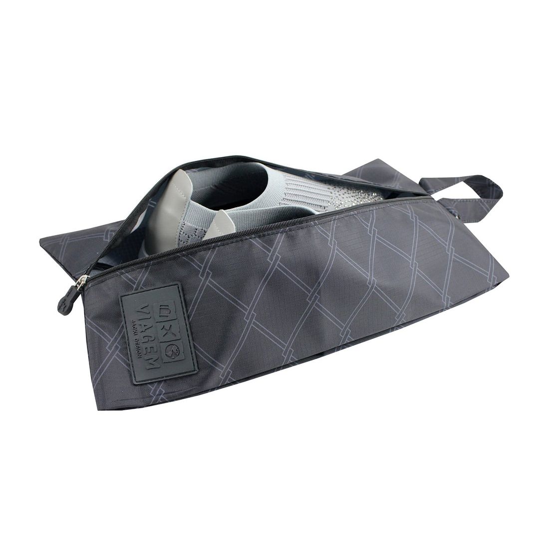 Bolsa Porta Sapato Listras Preto Bolsa Porta Sapato Listras Preto