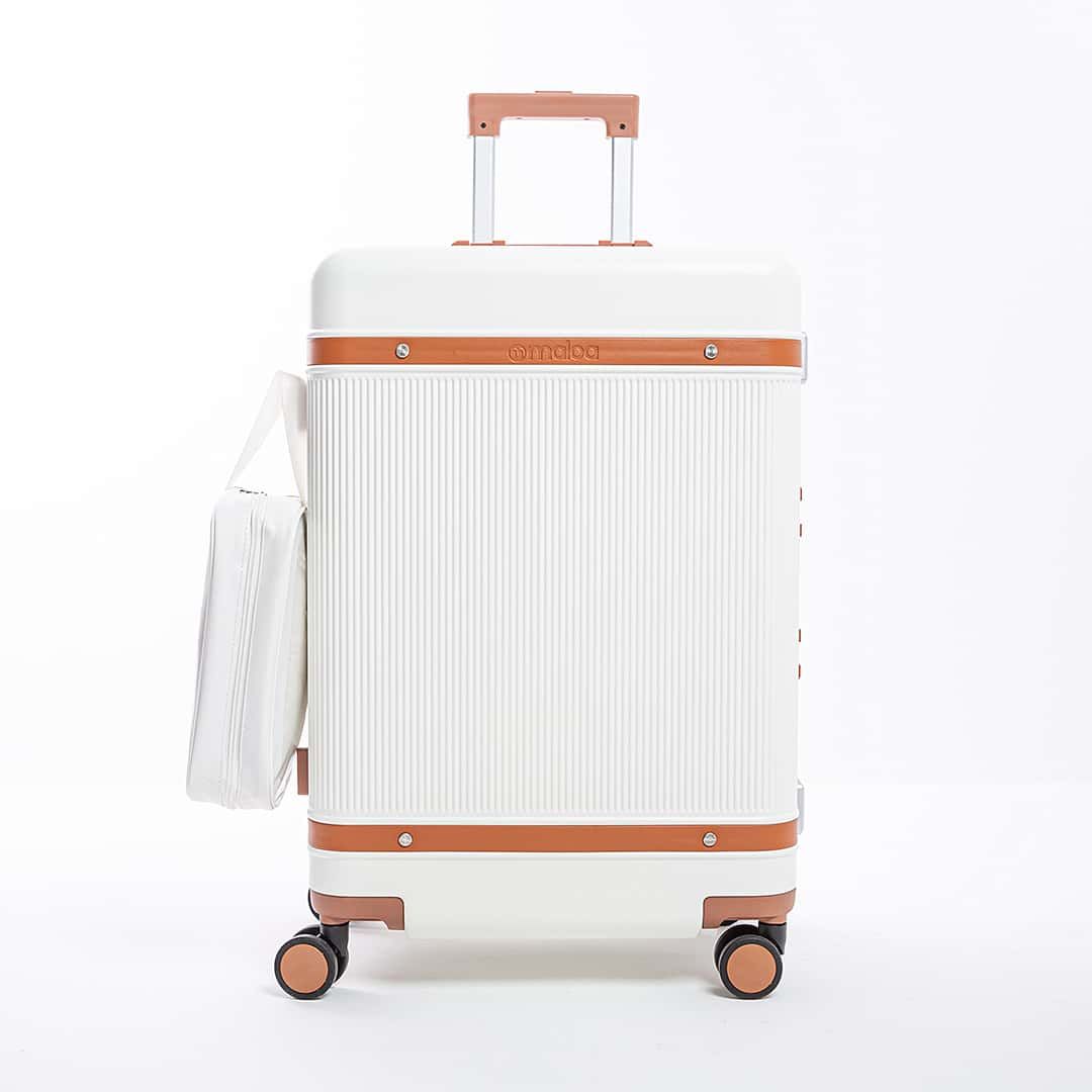 Mala de Viagem Pequena de Bordo 10kg Policarbonato Roma Maloa Branco