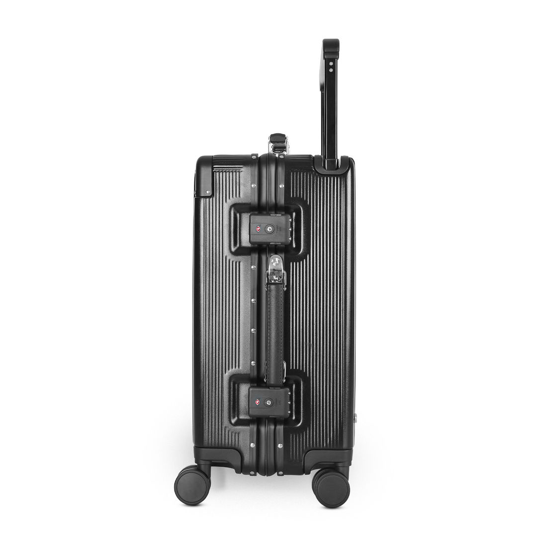 Kit de Malas de Viagem 10kg e Media 23kg em Policarbonato Tóquio Maloa Preto Kit de Malas de Viagem 10kg e Media 23kg em Policarbonato Tóquio Maloa Preto