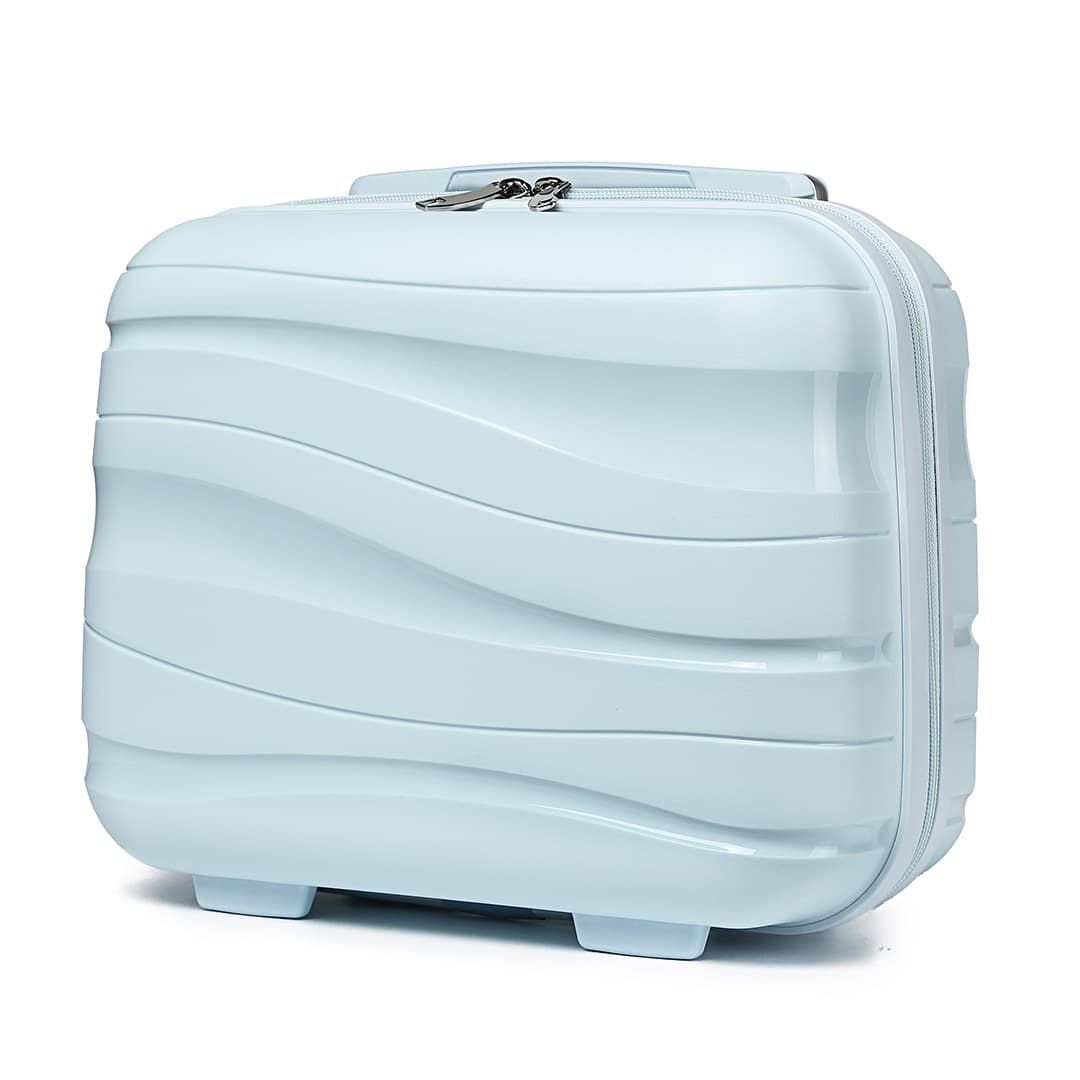 Kit Frasqueira Ibiza Azul, Kit Frasco 7 Peças e Organizador Porta Sapato Azul