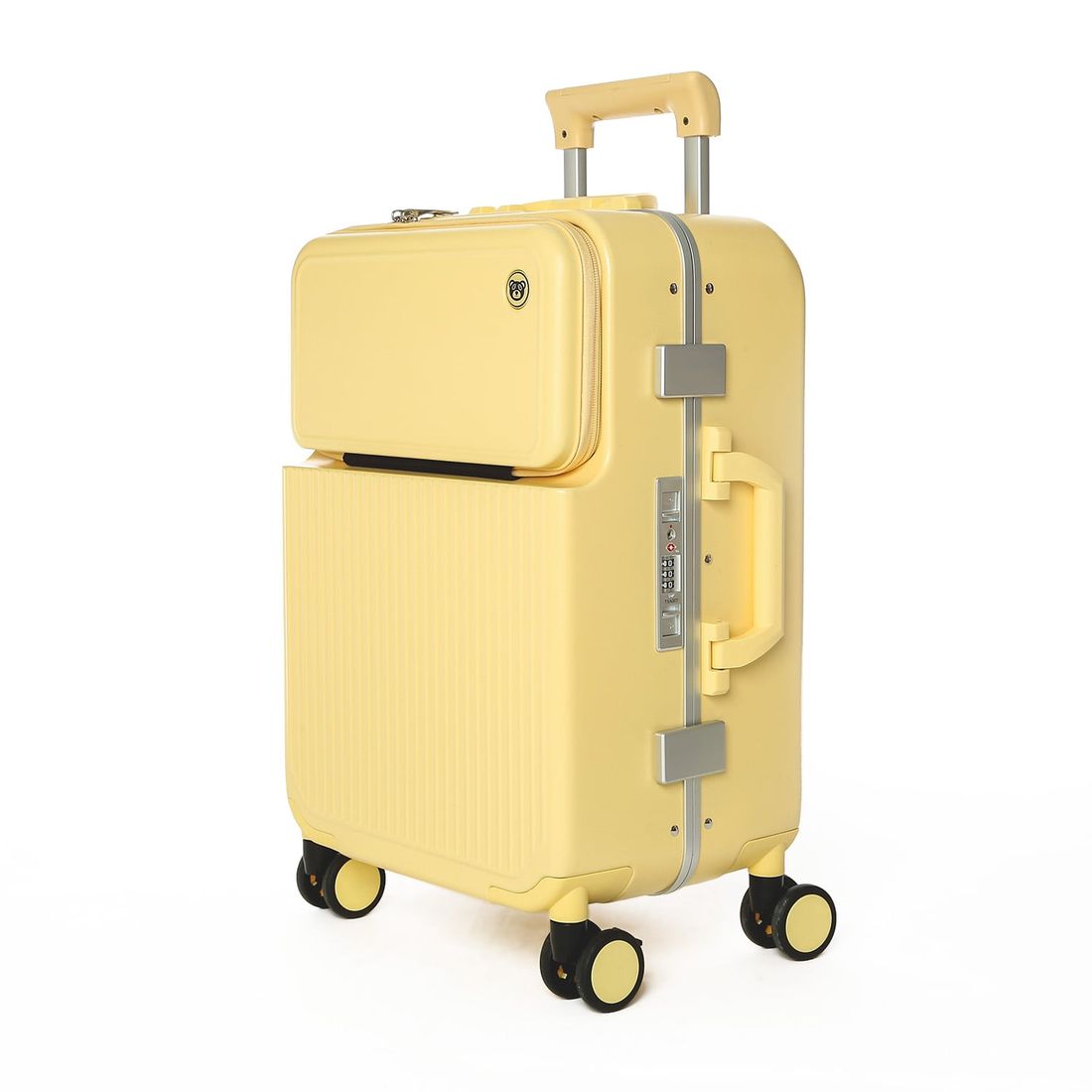 Mala de Viagem Pequena de Bordo 10 kg em Policarbonato Porto Maloa Amarelo Mala de Viagem Pequena de Bordo 10 kg em Policarbonato Porto Maloa Amarelo