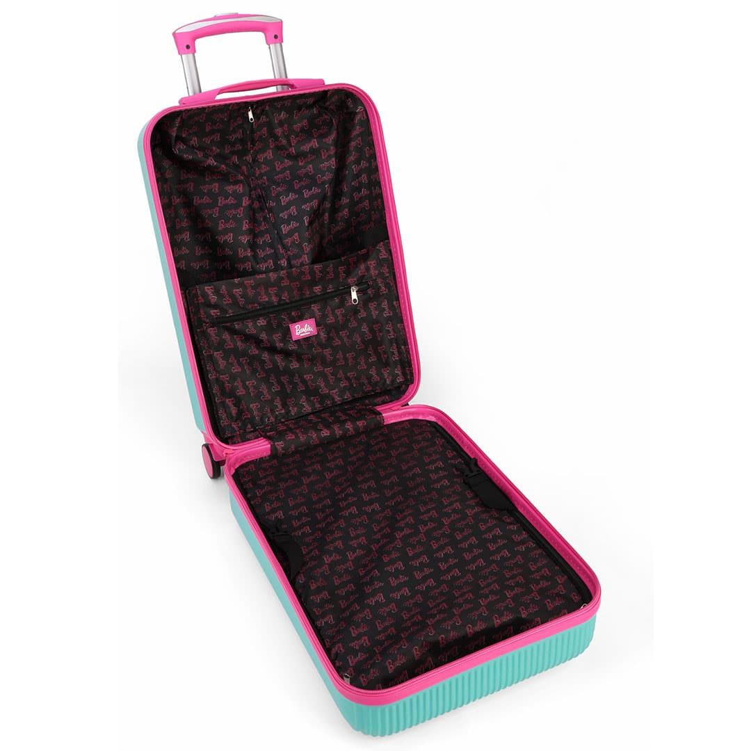 Mala de Viagem de Bordo Infantil Barbie Perfil Verde Mala de Viagem de Bordo Infantil Barbie Perfil Verde