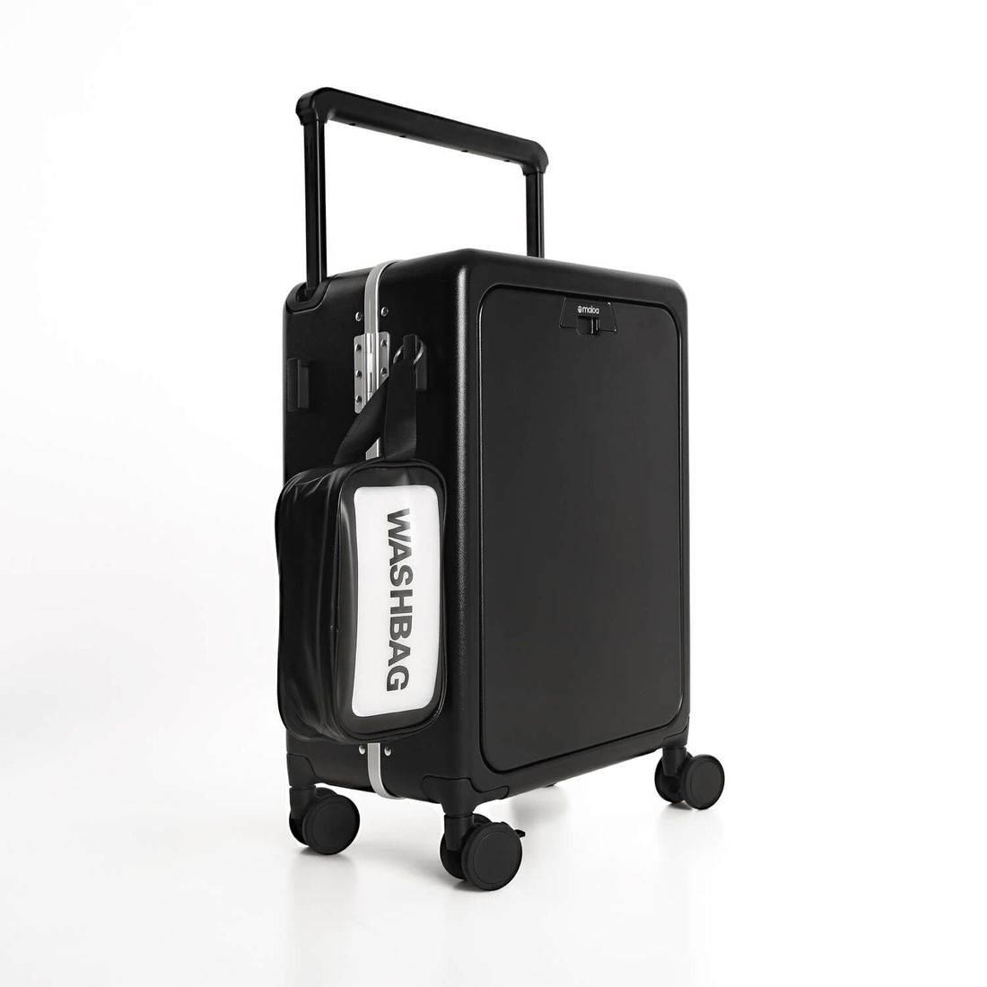 Mala de Viagem Pequena de Bordo 10 kg em Policarbonato Berlim Maloa Preto