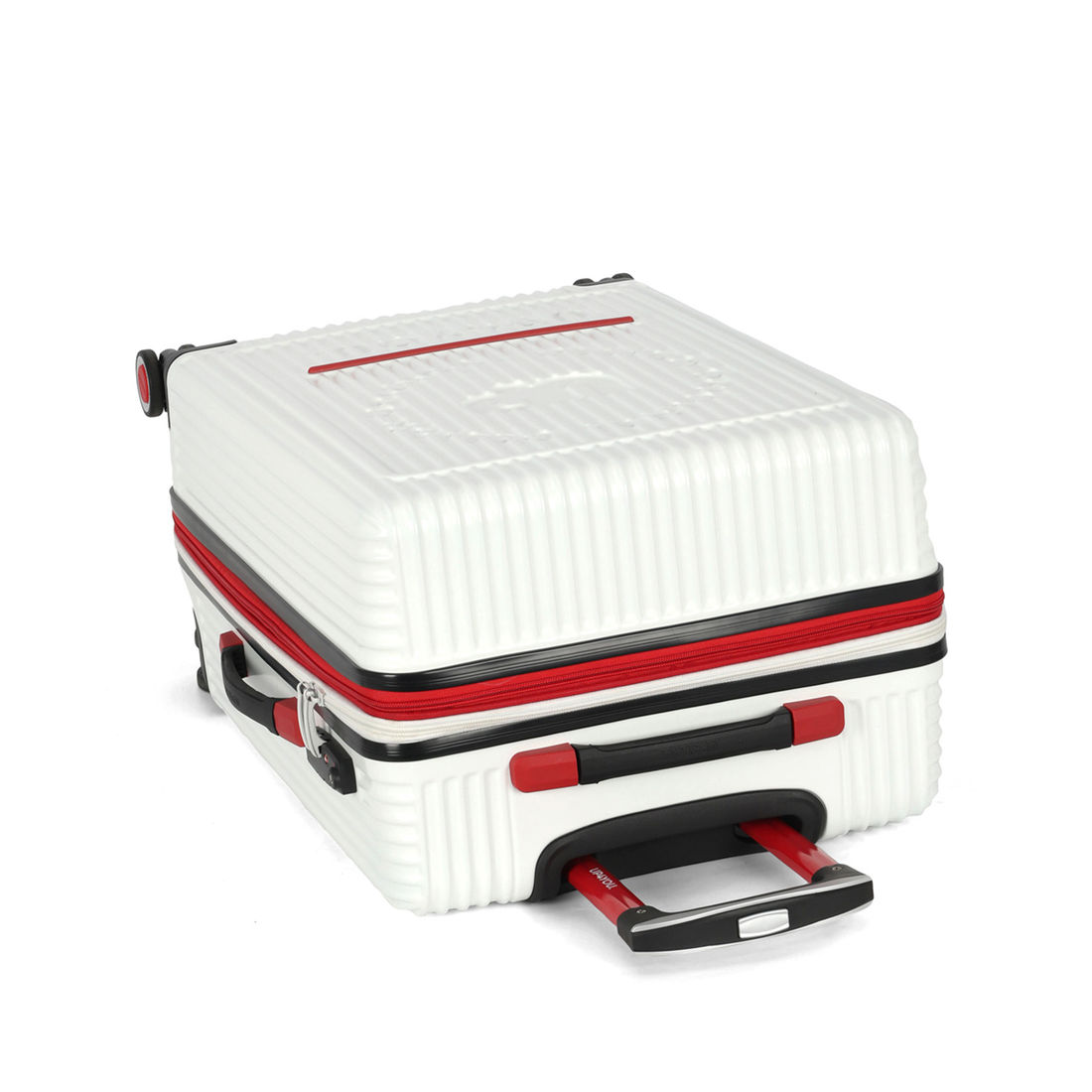 Mala de Viagem Pequena de Bordo 10 kg em ABS com Expansor Strike Branco Mala de Viagem Pequena de Bordo 10 kg em ABS com Expansor Strike Branco