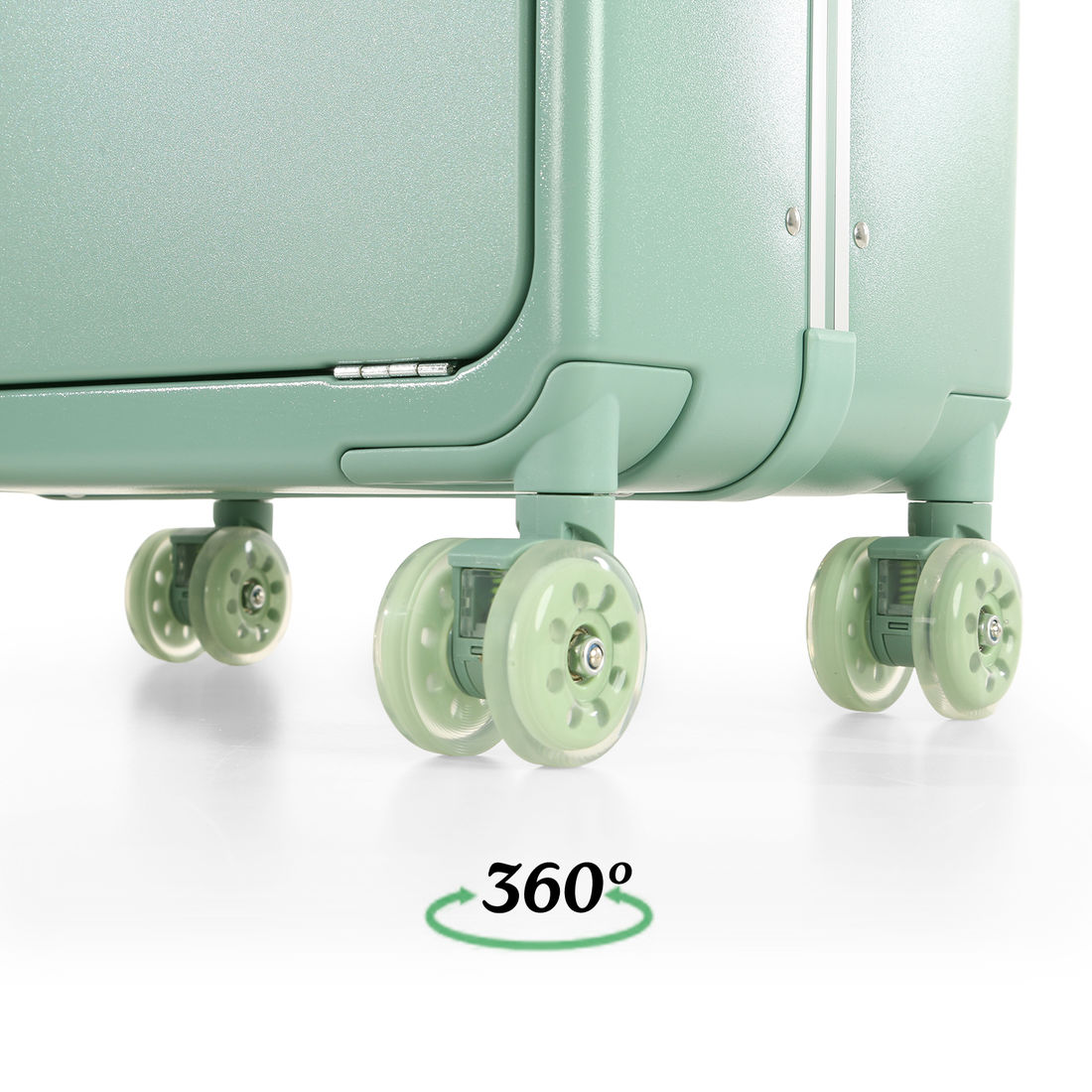 Mala de Viagem Pequena de Bordo 10 kg Policarbonato Chicago Maloa Verde Mala de Viagem Pequena de Bordo 10 kg Policarbonato Chicago Maloa Verde