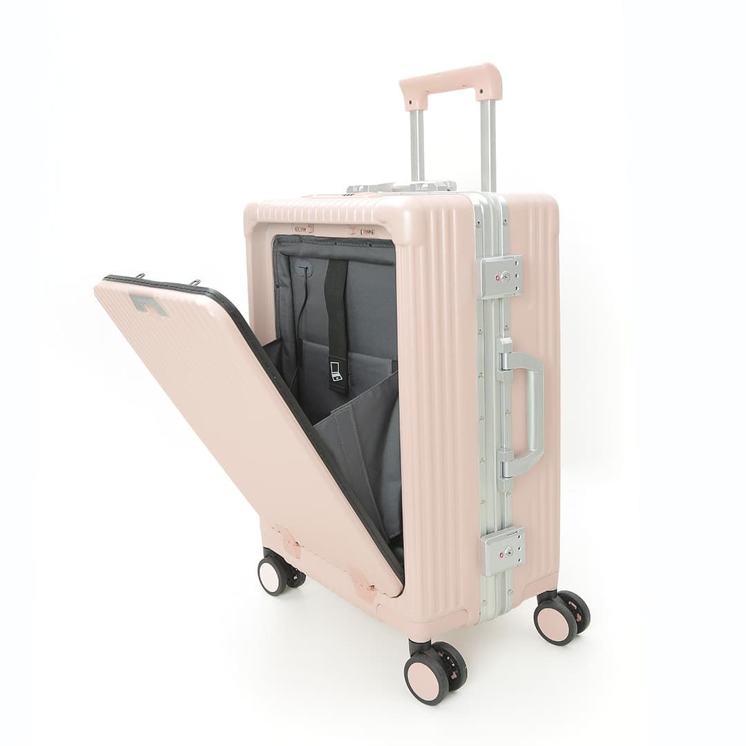 Mala de Viagem Pequena de Bordo 10 kg Policarbonato Suécia Rosa Mala de Viagem Pequena de Bordo 10 kg Policarbonato Suécia Rosa