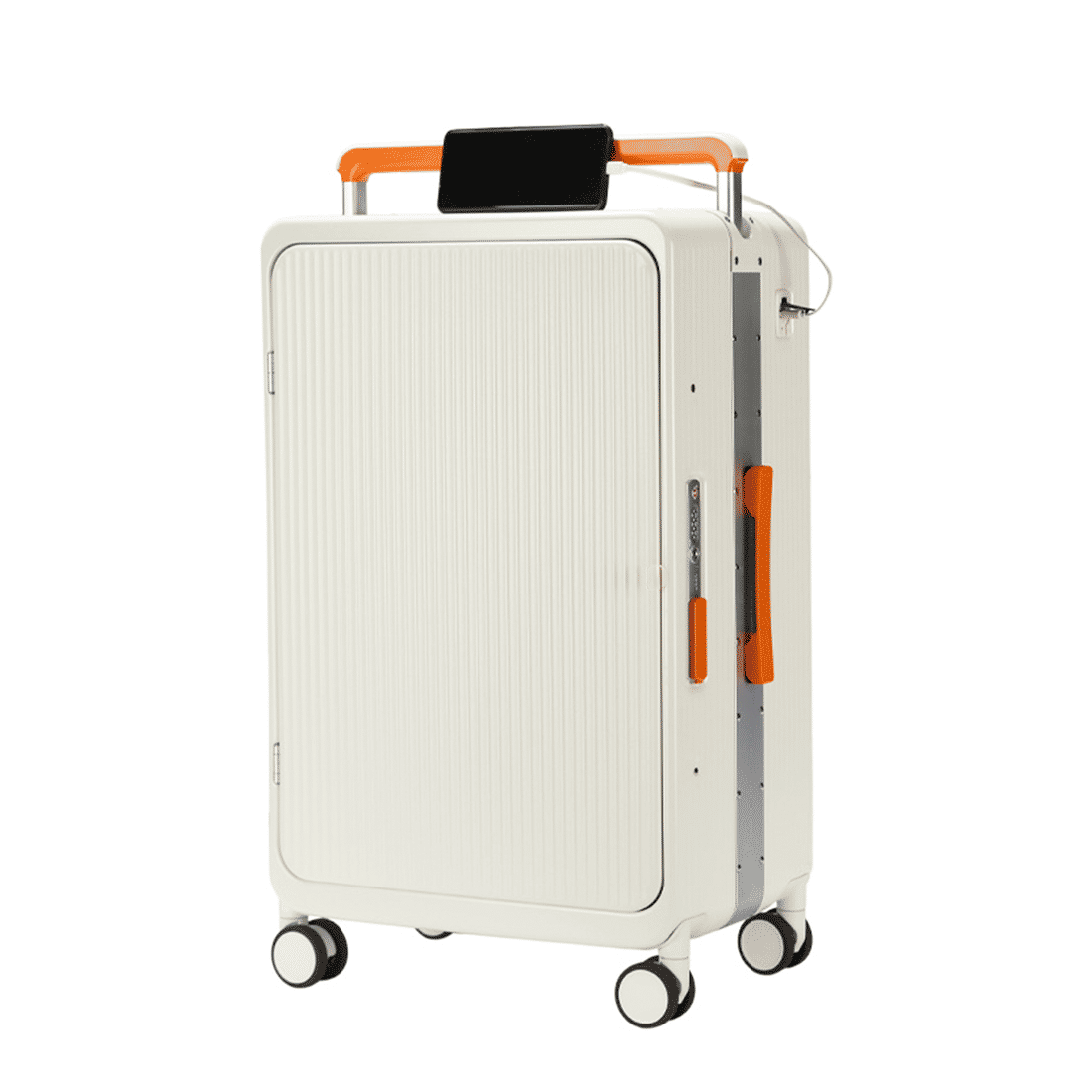 Mala de Viagem Pequena de Bordo 10 kg Policarbonato Mônaco Maloa Branco Mala de Viagem Pequena de Bordo 10 kg Policarbonato Mônaco Maloa Branco