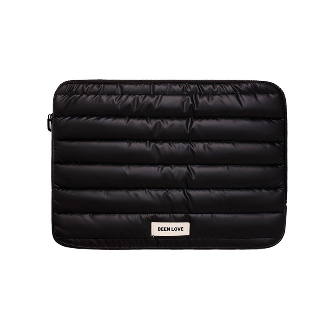 Kit de Acessórios Multifuncional com Necessaire, Porta Passaporte e Porta Notebook 14 Polegadas Puffer Maloa Preto