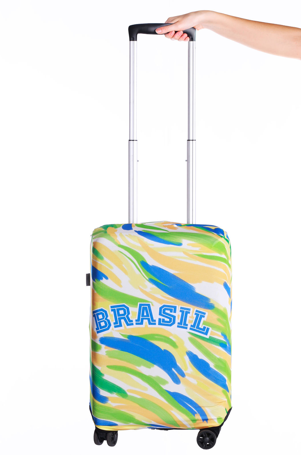 Capa de Mala Estampada Brasil Camuflado Cores Brasil