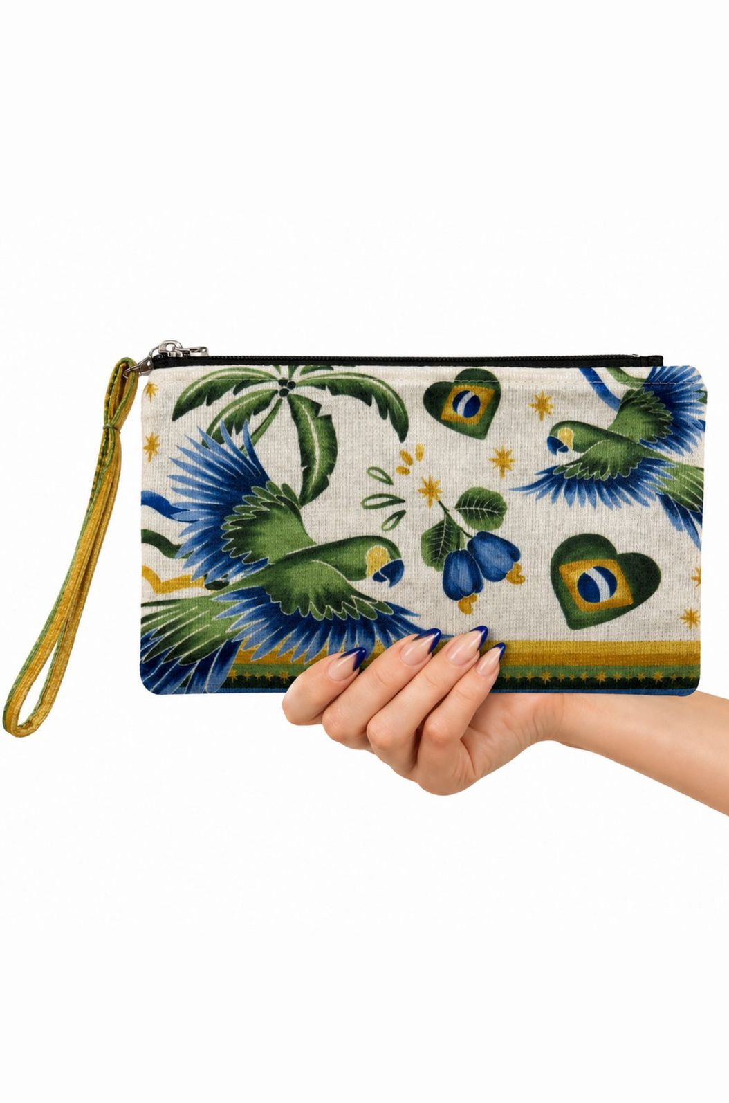 Carteira Eco Estampada Motivos Tropicais Brasil Carteira Eco Estampada Motivos Tropicais Brasil