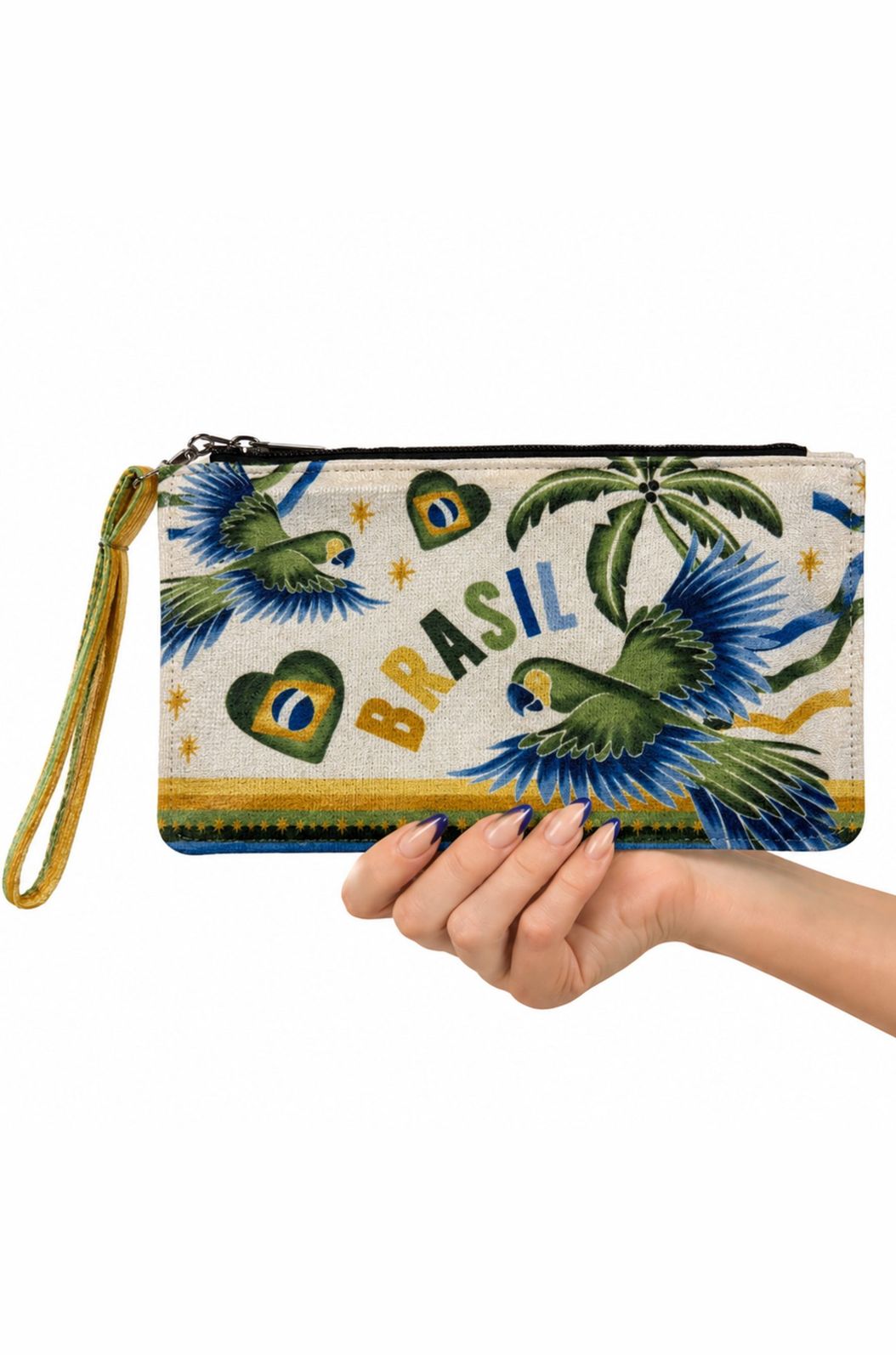 Carteira Eco Estampada Motivos Tropicais Brasil Carteira Eco Estampada Motivos Tropicais Brasil