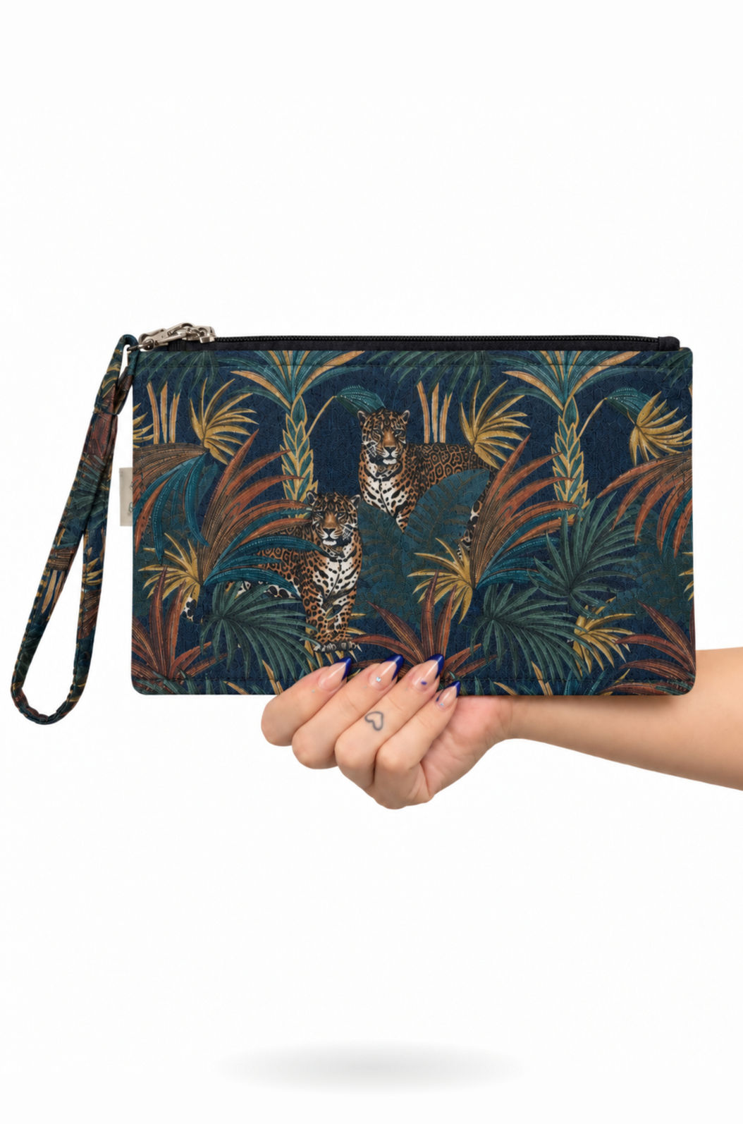 Carteira Feminina Eco Estampada Onças Pontos de Luz Carteira Feminina Eco Estampada Onças Pontos de Luz