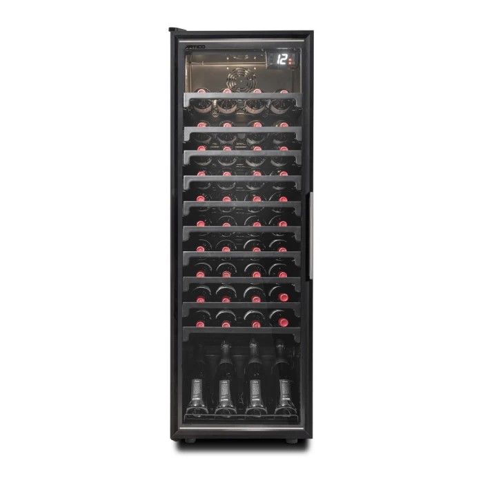 ADEGA VERTICAL AD200 220V PRETA PORTA ESQUERDA