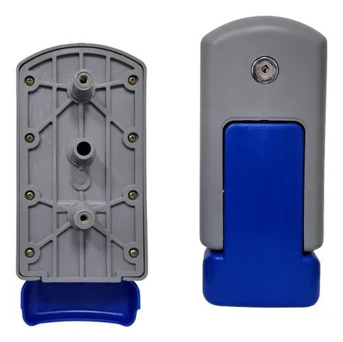 FECHADURA PORTA CÂMARA C/ CHAVE - CINZA/AZUL