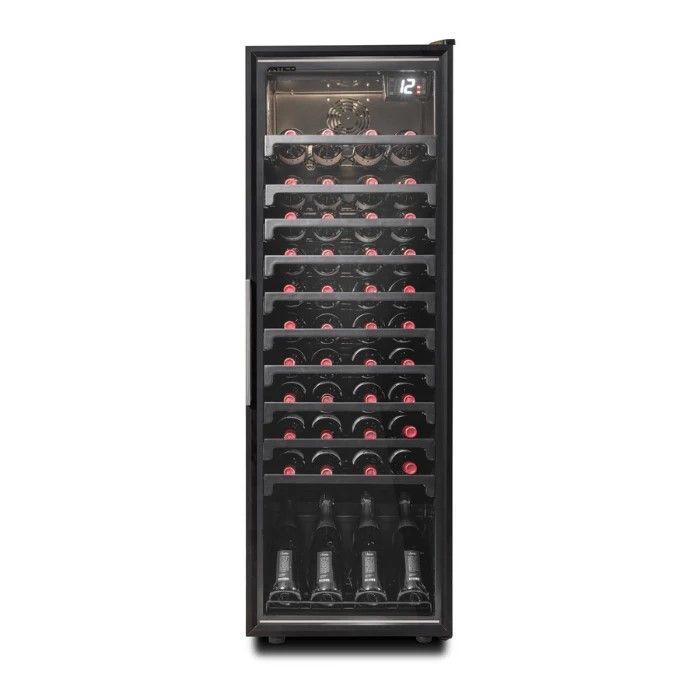 ADEGA VERTICAL AD200 220V PRETA PORTA DIREITA