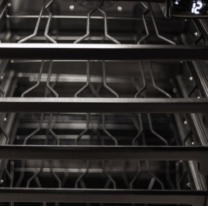 ADEGA VERTICAL AD100 220V PRETA PORTA DIREITA