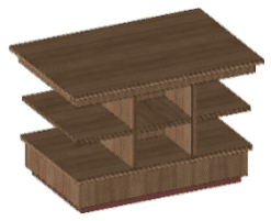 MESA EXPOSITORA NEUTRA MODULO 1640X 900X 900MM TAMPO MDF MESA EXPOSITORA NEUTRA MODULO 1640X 900X 900MM TAMPO MDF