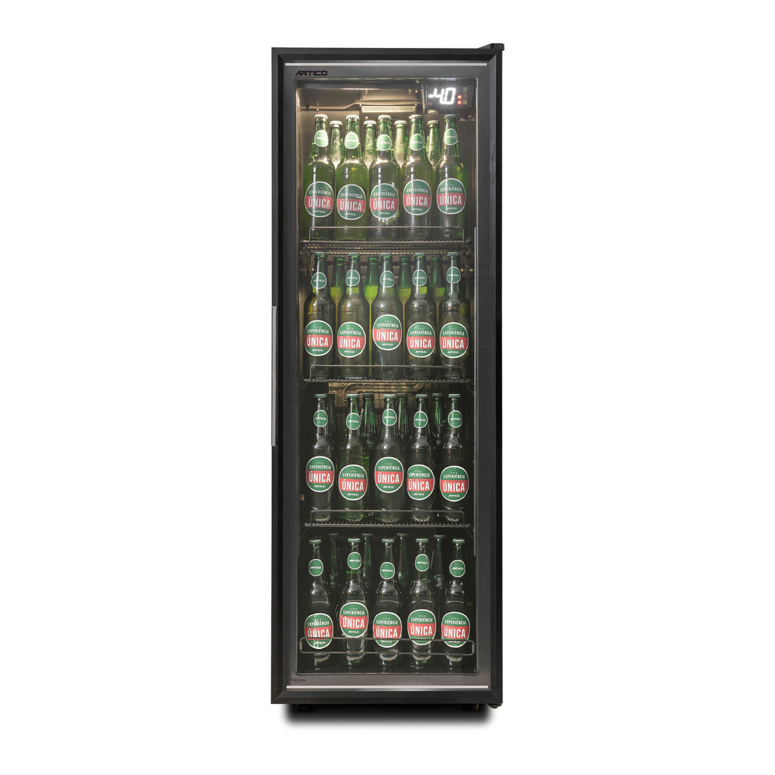 CERVEJEIRA VERTICAL CV200 220V PRETA PORTA DIREITA