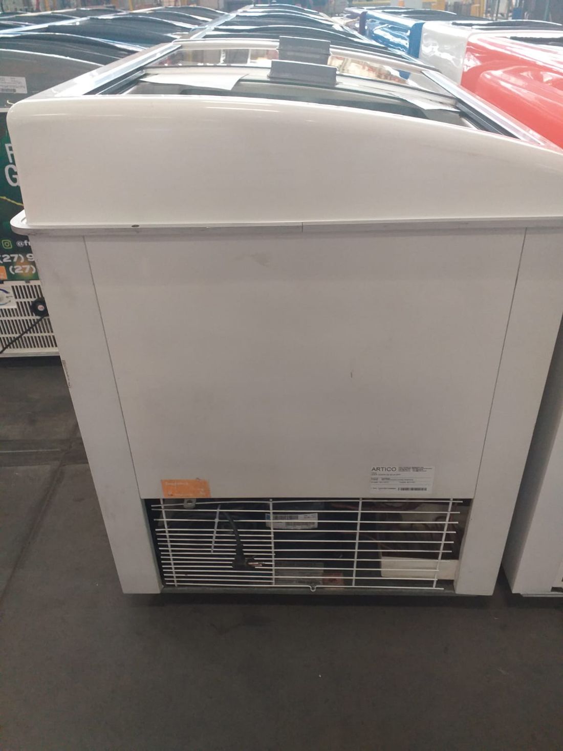 CONGELADOR FREEZER EXPOSITOR VITRINE SHOW SC 224 127V BRANCO CAP EQUIV 300 LT