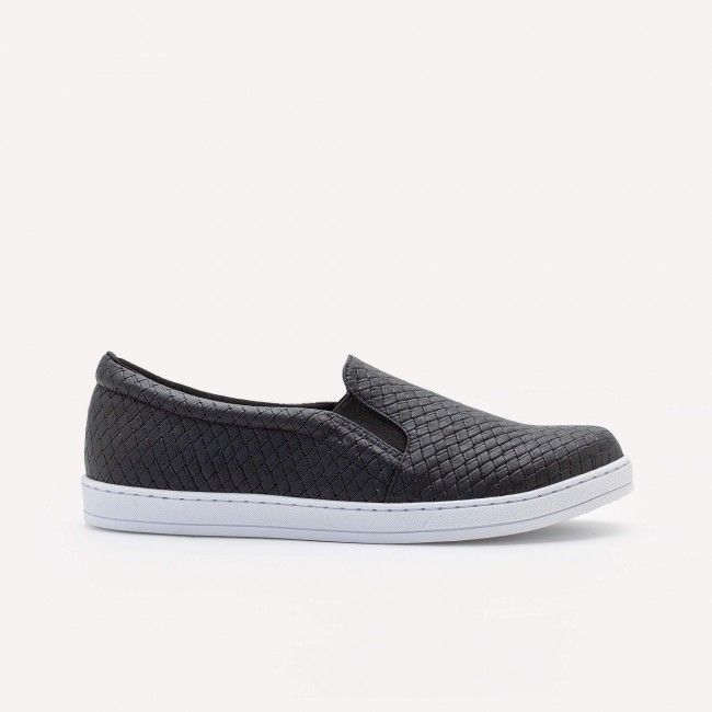 Tênis Slip On Confortável Preto
