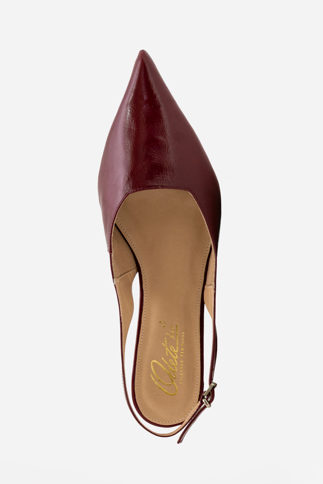 Chanel em Couro Verniz com Salto Anabela Baixo Bordo