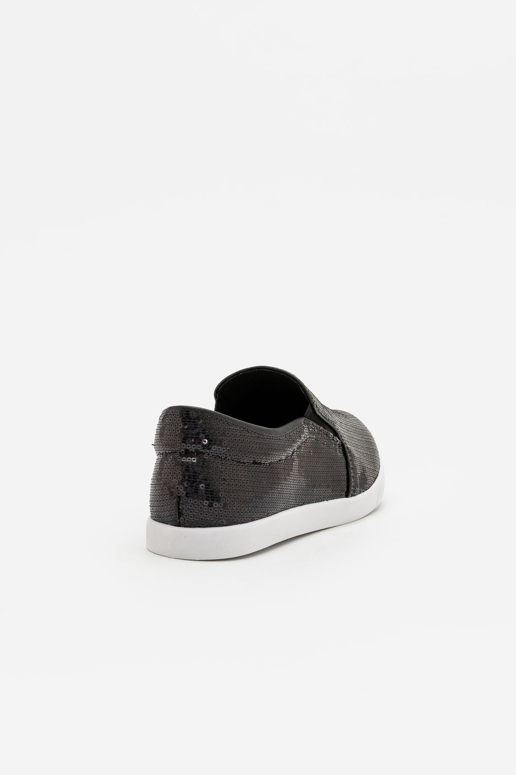 Tênis Slip On com Paetê Preto Tênis Slip On com Paetê Preto