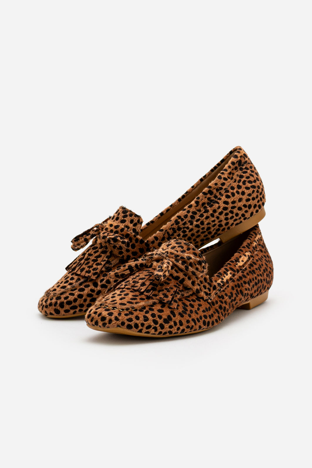 Mocassim com Franja Onça Mocassim com Franja Onça